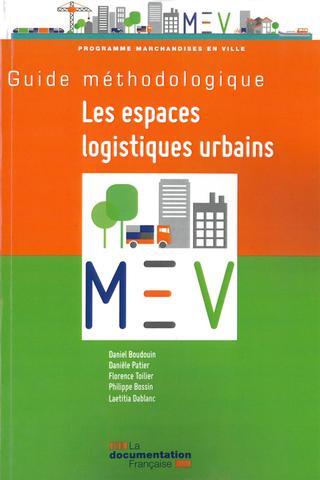 Page de couverture de l'ouvrage les espaces logistiques urbains