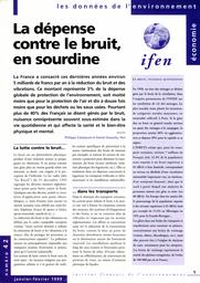 LA DEPENSE CONTRE LE BRUIT, EN SOURDINE | CALATAYUD Philippe