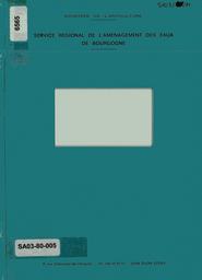 Piézométre de Spoy - Evolution du niveau piézométrique au cours de la période 1971/1980 - Essai de prévision de l'étiage 1980 | SERVICE REGIONAL DE L'AMENAGEMENT DES EAUX DE BOURGOGNE, DIJON