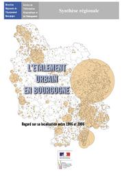 L'étalement urbain en Bourgogne : Regard sur sa localisation entre 1996 et 2006 | DIRECTION REGIONALE DE L'EQUIPEMENT BOURGOGNE. Service de l'Information Géographique et de l'Aménagement