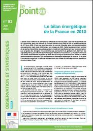 Le bilan énergétique de la France en 2010 | NANOT Bernard
