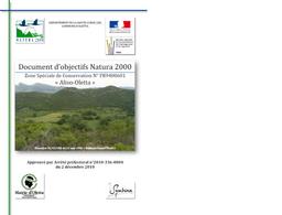 DOCOB Document d’objectifs Zone Spéciale de Conservation N° FR9400601 DOCOB NATURA 2000 Directive 92/43/CEE du 21 mai 1992 HAUTE-CORSE (2B) COMMUNE d’OLETTA Natura 2000 "Aliso-Oletta" | 