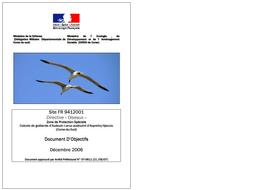 DOCOB Document D’Objectifs Site FR 9412001 Directive « Oiseaux » Zone de Protection Spéciale Colonie de goélands d’Audouin Larus audouinii d’Aspretto/Ajaccio (Corse-du-Sud) | 