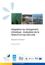 Adaptation au changement climatique : évaluation de la réserve en eau des sols | 