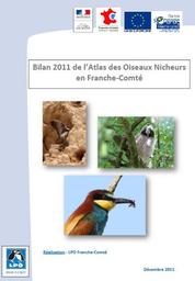 Bilan 2011 de l'Atlas des Oiseaux Nicheurs en Franche-Comté | LEDUCQ Isabelle