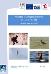 Anatidés et limicoles nicheurs en Franche-Comté - Synthèse finale 2010-2011 | PAUL (Jean-Philippe)