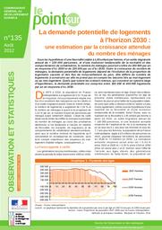 La demande potentielle de logements à l'horizon 2030 : une estimation par la croissance attendue du nombre des ménages | JACQUOT Alain