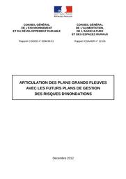 Articulation des plans grands fleuves avec les futurs plans de gestion des risques d'inondations | GARCIN Marie-Laure