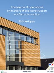 Analyse de 14 opérations en matière d’éco-construction et d'éco-rénovation en Rhône-Alpes | Cellule économique Rhône-Alpes