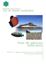 Réserve Naturelle Île du Grand Connétable – plan de gestion 2006-2010 | RESERVE NATURELLE DU GRAND CONNETABLE