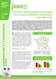 Peu de zones humides échappent à la colonisation par des espèces envahissantes et proliférantes entre 2000 et 2010 | GENTY Carole - SOeS