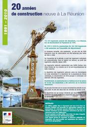 20 années de construction neuve à la Réunion 1991-2010 -Chiffres et statistiques | DIRECTION DE L'ENVIRONNEMENT, DE L'AMENAGEMENT ET DU LOGEMENT REUNION