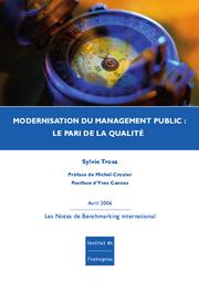 Modernisation du management public: le pari de la qualité | TROSA Sylvie