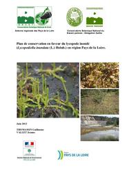 Plan de conservation en faveur du lycopode inondé (Lycopodiella inundata (L.) Holub.) en région Pays de la Loire | THOMASSIN (Guillaume)