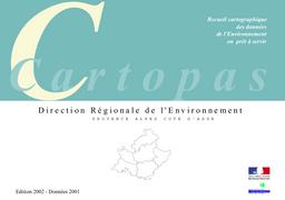 Cartopas 2002 : Recueil cartographique Prêt A Servir | DIRECTION REGIONALE DE L'ENVIRONNEMENT PROVENCE ALPES COTE D'AZUR