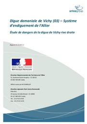 Digue domaniale de Vichy (03) - Système d'endiguement de l'Allier - Étude de dangers de la digue de Vichy rive droite | ANTEA GROUP