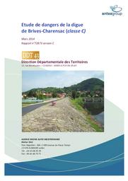 Etude de dangers de la digue de Brives-Charensac (classe C) | ANTEA GROUP