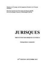 Jurisques : Prévention des risques naturels : Jurisprudence commentée, 10ème édition, septembre 2013 | SANSON Christophe