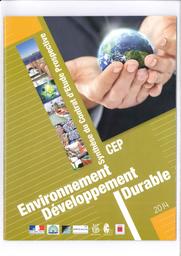 Synthèse du contrat d'étude prospective environnement et développement durable | CENTRE D'ETUDES ET DE RECHERCHES SUR LES QUALIFICATIONS