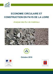 Économie circulaire et construction en Pays de la Loire. Analyse des flux de matériaux | 