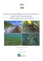Echouage de sargasses pélagiques sur les côtes martiniquaises : impacts sur les écosytèmes littoraux. Herbiers et et épibiontes des racines de palétuvier | THABARD Marie