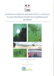 Evaluation des densités de poisson-lion ( Pterois volitans) sur les zones d'interdiction de pêche liée à la pollution par la chlordécone | TOLLU Guillaume
