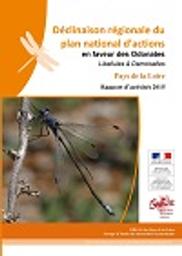 Déclinaison régionale du plan national d'actions en faveur des odonates (libellules et demoiselles) en Pays de la Loire - rapport d'activités 2015 | HERBRECHT (Franck)