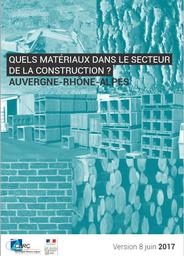 Quels matériaux dans le secteur de la construction en Auvergne-Rhône-Alpes ? | CERC Auvergne-Rhône-Alpes