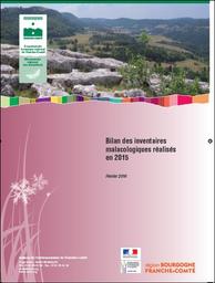 Bilan des inventaires malacologiques réalisés en 2015 | RYELANDT Julien