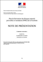 Plan de Prévention des Risques Naturels d'Inondation de la Feschotte | 