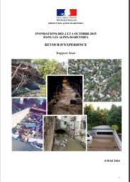 Inondations des 3 et 4 octobre 2015 dans les Alpes-Maritimes : Retour d'expérience : Rapport final | PREFECTURE DES ALPES-MARITIMES