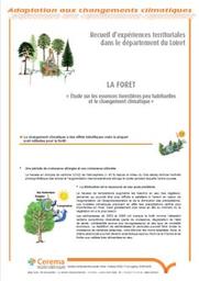 La forêt : étude sur les essences forestières peu habituelles et le changement climatique | CENTRE D'ETUDES ET D'EXPERTISE SUR LES RISQUES, L'ENVIRONNEMENT, LA MOBILITE ET L'AMENAGEMENT
