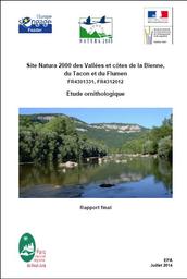 Site Natura 2000 des Vallées et côtes de la Bienne, du Tacon et du Flumen FR4301331, FR4312012. Etude ornithologique | JOVENIAUX A