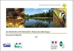 ZSC FR4301346 et ZPS FR4312028 « Plateau des mille étangs » : document d'objectifs, site Natura 2000 | ORTLIEB Fanny