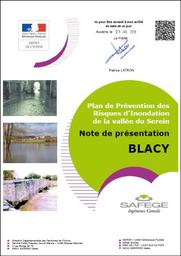 Plan de Prévention des Risques Naturels d'Inondation du Serein à Blacy dans le département de l'Yonne | DIRECTION DEPARTEMENTALE DES TERRITOIRES DE L'YONNE