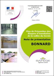 Plan de Prévention des Risques Naturels d'Inondation du Serein à Bonnard dans le département de l'Yonne | DIRECTION DEPARTEMENTALE DES TERRITOIRES DE L'YONNE