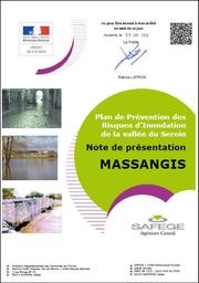 Plan de Prévention des Risques Naturels d'Inondation du Serein à Massangis dans le département de l'Yonne | DIRECTION DEPARTEMENTALE DES TERRITOIRES DE L'YONNE