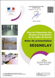 Plan de Prévention des Risques Naturels d'Inondation du Serein à Seignelay dans le département de l'Yonne | DIRECTION DEPARTEMENTALE DES TERRITOIRES DE L'YONNE