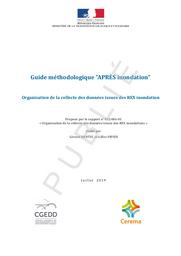 Guide méthodologique "APRÈS inondation" - Organisation de la collecte des données issues des REX inondation | DANTEC Gérard