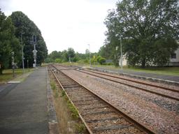 Gare d'Azay-le-Rideau (Indre-et-Loire) : voie ferrée | GUILLEMAUT (Fabien) - DREAL Centre-Val de Loire