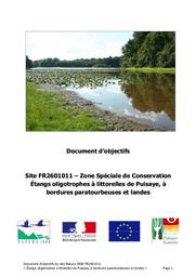 Document d'objectifs de gestion : Natura 2000 : site n° FR2601011 - Étangs oligotrophes à Littorelles de Puisaye, à bordures paratourbeuses et landes | 