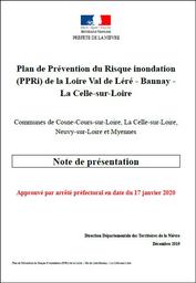 Plan de Prévention des Risques Naturels d'Inondation de la Loire Val de Léré Bannay-La Celle sur Loire | DIRECTION DEPARTEMENTALE DES TERRITOIRES DE LA NIEVRE