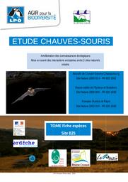 Etude chauves-souris - FR8201669 | LPO Auvergne-Rhône-Alpes
