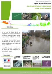 Bulletin de situation hydrologique des Hauts -de-France- Février 2020 | DIRECTION REGIONALE DE L'ENVIRONNEMENT, DE L'AMENAGEMENT ET DU LOGEMENT HAUTS DE FRANCE