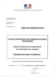 Plan de Prévention des Risques d'Inondation de Saint Florentin dans le département de l'Yonne | DIRECTION DEPARTEMENTALE DES TERRITOIRES DE L'YONNE