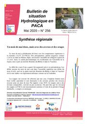 L'Eau en Provence-Alpes-Côte d'Azur : bulletin de situation hydrologique de la DREAL PACA, n°256 - mai 2020 | TOURASSE Corinne
