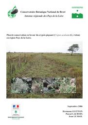 Plan de conservation en faveur du crypsis piquant (Crypsis aculeata (L.) Aiton) en région Pays de la Loire | GUITTON (Hermann)