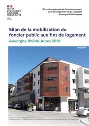 Bilan de la mobilisation du foncier public aux fins de logement Auvergne-Rhône-Alpes 2019 | SYLLA (Oumar)