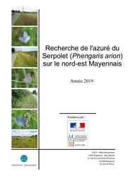 Recherche de l'azuré du Serpolet (Phengaris arion) sur le nord-est Mayennais Soutenu par : Année 2019 | BOUTELOUP Rémi