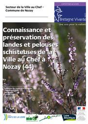 Connaissance et préservation des landes et pelouses schisteuses de la Ville au Chef à Nozay (44) | MAZO Gabriel